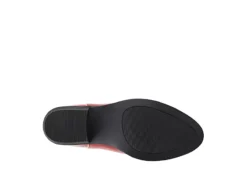 Journee Collection Womens Novva Western Ankle Boot - Red 15 Journee Collection Womens Novva Western Ankle Boot - Red -Shoe Sales Store US 01 303313 06