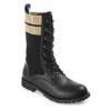 Journee Collection Womens Melei Lace Up Boot - Black -Shoe Sales Store US 01 303339 00