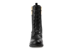 Journee Collection Womens Melei Lace Up Boot - Black 11 Journee Collection Womens Melei Lace Up Boot - Black -Shoe Sales Store US 01 303339 02