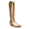 Coconuts Womens Agency Western Boot - Gold -Shoe Sales Store US 01 303487 00