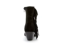Coconuts Womens Jane Western Ankle Boot - Black -Shoe Sales Store US 01 303520 04
