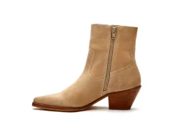 Coconuts Womens Jane Western Ankle Boot - Natural -Shoe Sales Store US 01 303521 03