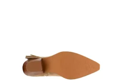 Coconuts Womens Jane Western Ankle Boot - Natural -Shoe Sales Store US 01 303521 06