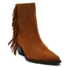 Coconuts Womens Jane Western Ankle Boot - Cognac -Shoe Sales Store US 01 303522 00