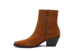 Coconuts Womens Jane Western Ankle Boot - Cognac 12 Coconuts Womens Jane Western Ankle Boot - Cognac -Shoe Sales Store US 01 303522 03