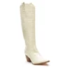 Coconuts Womens Jax Tall Western Boot - Ivory 2 Coconuts Womens Jax Tall Western Boot - Ivory -Shoe Sales Store US 01 303524 00