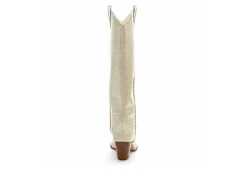 Coconuts Womens Jax Tall Western Boot - Ivory -Shoe Sales Store US 01 303524 04