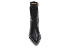 Coconuts Womens Kyra Ankle Western Boot - Black -Shoe Sales Store US 01 303525 02
