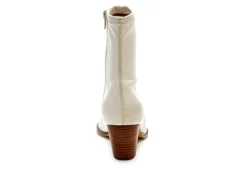Coconuts Womens Kyra Ankle Western Boot - Bone 13 Coconuts Womens Kyra Ankle Western Boot - Bone -Shoe Sales Store US 01 303526 04
