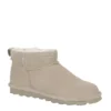 Bearpaw Womens Shorty Fur Boot - Taupe -Shoe Sales Store US 01 303528 00