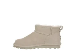Bearpaw Womens Shorty Fur Boot - Taupe -Shoe Sales Store US 01 303528 03