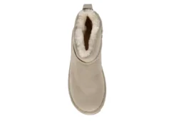 Bearpaw Womens Shorty Fur Boot - Taupe -Shoe Sales Store US 01 303528 05