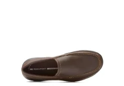 Rockport Mens Junction Point Slip On Oxford - Brown -Shoe Sales Store US 01 311280 02