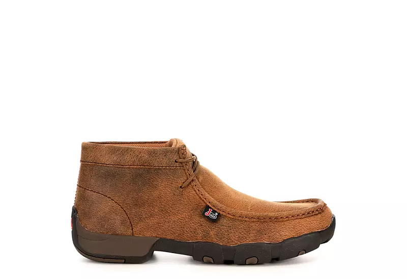 Justin Mens Cappie Chukka Boot - Brown 4 Justin Mens Cappie Chukka Boot - Brown - Image 2