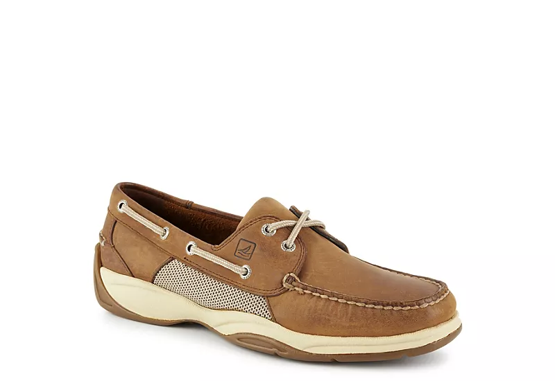 Sperry Mens Intrepid Boat Shoe - Tan 3 Sperry Mens Intrepid Boat Shoe - Tan