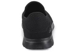 Skechers Mens Mcallen Slip Resistant Work Shoe - Black -Shoe Sales Store US 01 318033 02