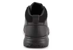 Fila Mens Mike Slip Resistant Work Shoe - Black -Shoe Sales Store US 01 318034 02