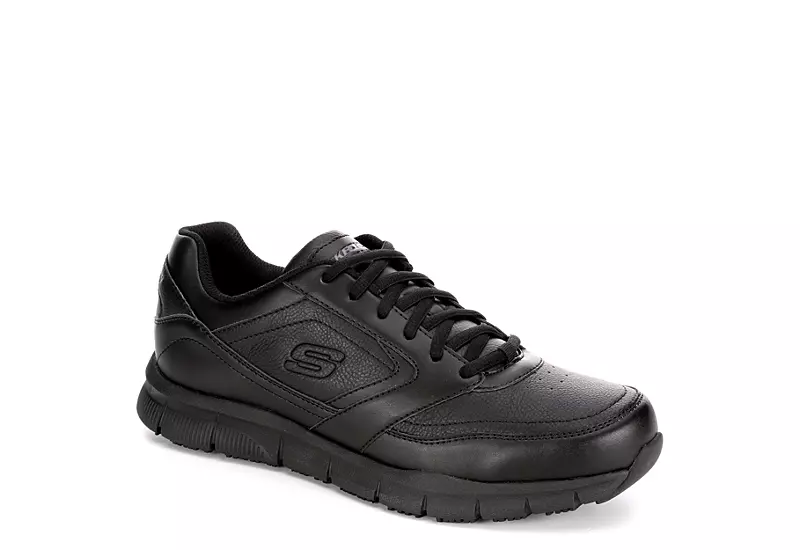 Skechers Mens Nampa Slip Resistant Work Shoe - Black 3 Skechers Mens Nampa Slip Resistant Work Shoe - Black