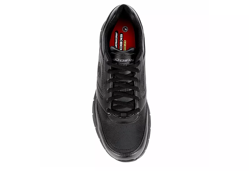 Skechers Mens Nampa Slip Resistant Work Shoe - Black 8 Skechers Mens Nampa Slip Resistant Work Shoe - Black - Image 6