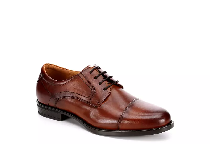 Florsheim Mens Midtown Cap Toe Oxford - Cognac 3 Florsheim Mens Midtown Cap Toe Oxford - Cognac