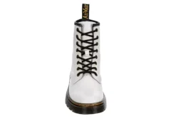 Dr. Martens Dr.martens Womens Zavala Combat Boot - White -Shoe Sales Store US 01 330184 02