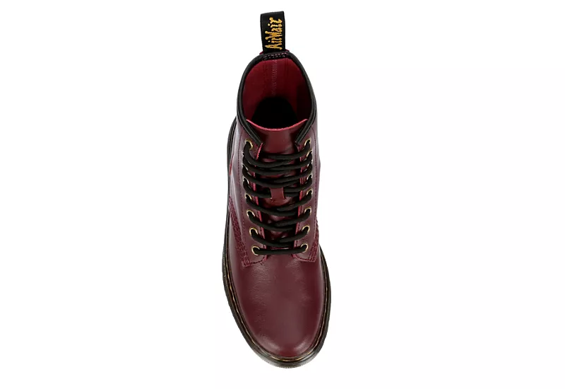 Dr. Martens Dr.martens Womens Zavala Combat Boot - Red 8 Dr. Martens Dr.martens Womens Zavala Combat Boot - Red - Image 6