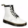 Dr. Martens Dr.martens Womens Zavala Combat Boot - White -Shoe Sales Store US 01 330187 00