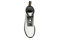 Dr. Martens Dr.martens Womens Zavala Combat Boot - White -Shoe Sales Store US 01 330187 05