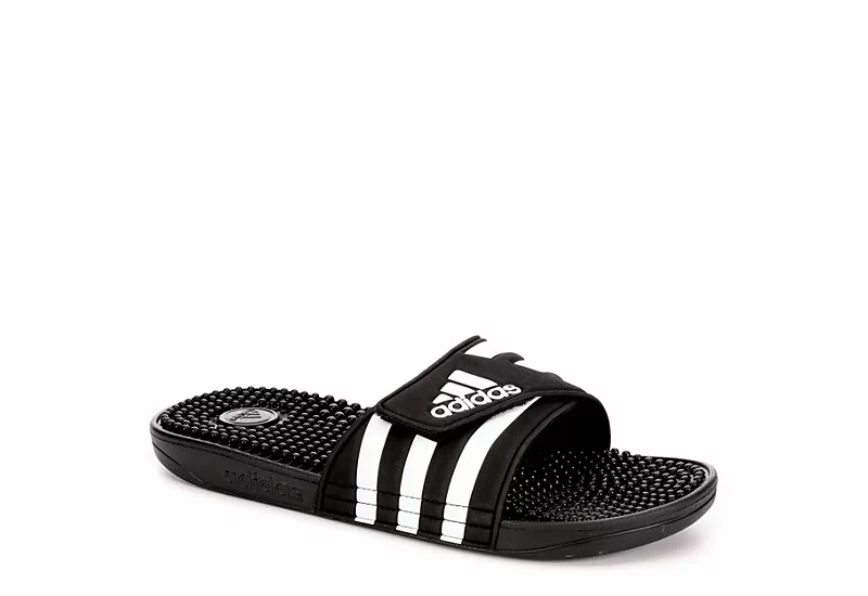 Adidas Mens Adissage Slide Sandal - Black 3 Adidas Mens Adissage Slide Sandal - Black