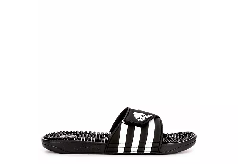 Adidas Mens Adissage Slide Sandal - Black 4 Adidas Mens Adissage Slide Sandal - Black - Image 2