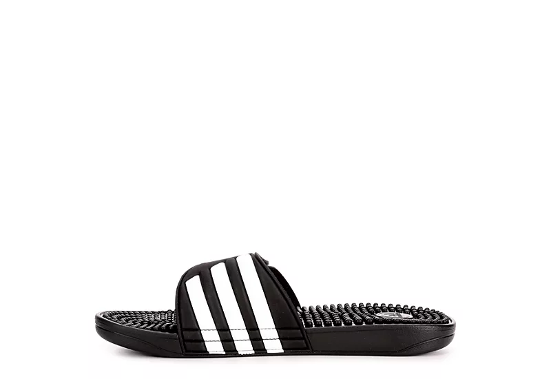 Adidas Mens Adissage Slide Sandal - Black 6 Adidas Mens Adissage Slide Sandal - Black - Image 4