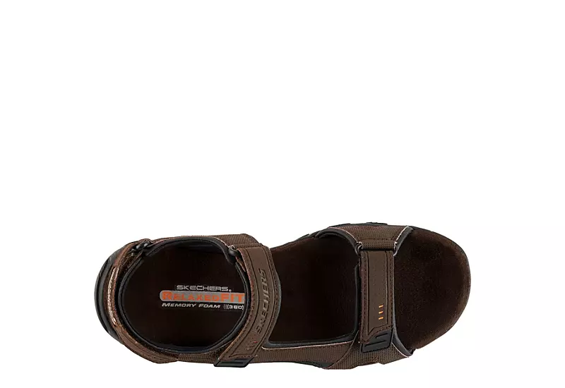 Skechers Mens Louden Outdoor Sandal - Brown 8 Skechers Mens Louden Outdoor Sandal - Brown - Image 6