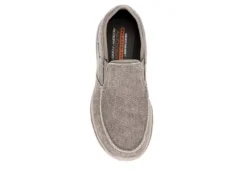 Skechers Mens Moseco Slip On Sneaker - Taupe 14 Skechers Mens Moseco Slip On Sneaker - Taupe -Shoe Sales Store US 01 335293 05