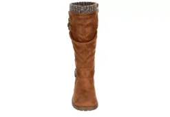 Xappeal Womens Chelsey Tall Boot - Brown -Shoe Sales Store US 01 340005 02