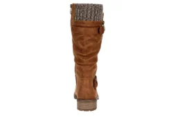 Xappeal Womens Chelsey Tall Boot - Brown -Shoe Sales Store US 01 340005 04