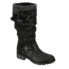Xappeal Womens Chelsey Tall Boot - Black -Shoe Sales Store US 01 340088 00