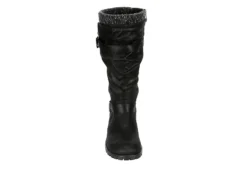Xappeal Womens Chelsey Tall Boot - Black -Shoe Sales Store US 01 340088 02