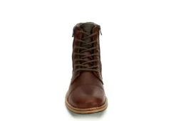 Franco Fortini Mens Dalton Lace-up Boot - Brown -Shoe Sales Store US 01 354116 02