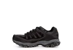 Skechers Mens 77055 Steel Toe Work Shoe - Black -Shoe Sales Store US 01 355057 03
