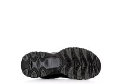 Skechers Mens 77055 Steel Toe Work Shoe - Black -Shoe Sales Store US 01 355057 06