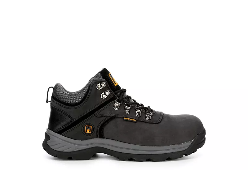 Work Master Mens Colorado Steel Toe Work Boot - Black 4 Work Master Mens Colorado Steel Toe Work Boot - Black - Image 2