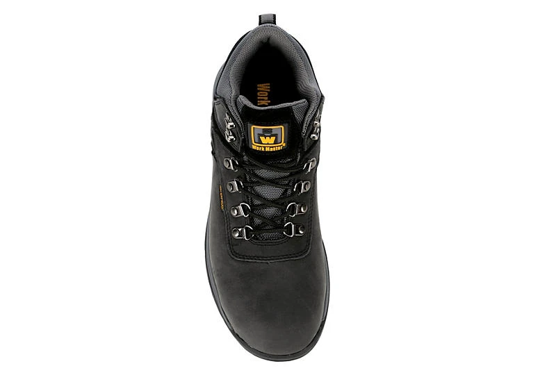 Work Master Mens Colorado Steel Toe Work Boot - Black 8 Work Master Mens Colorado Steel Toe Work Boot - Black - Image 6