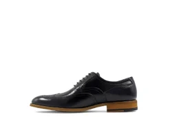 Stacy Adams Mens Dunbar Wingtip Oxford - Black -Shoe Sales Store US 01 400041 03