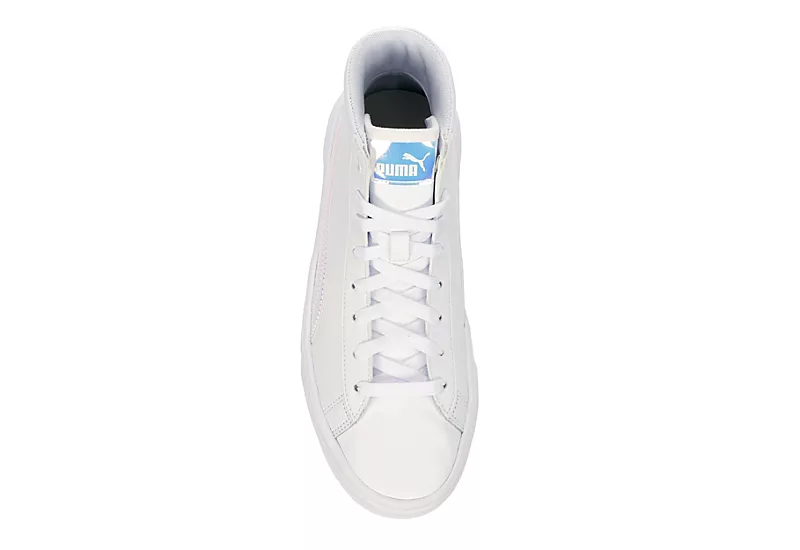 Puma Womens Kaia High Top Platform Sneaker - White 8 Puma Womens Kaia High Top Platform Sneaker - White - Image 6