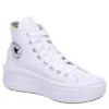 Converse Womens Chuck Taylor All Star Move High Top Sneaker - White -Shoe Sales Store US 01 400794 00