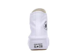 Converse Womens Chuck Taylor All Star Move High Top Sneaker - White -Shoe Sales Store US 01 400794 04