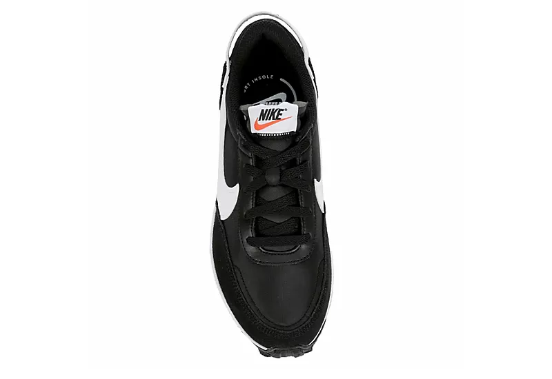Nike Womens Waffle Debut Sneaker - Black 8 Nike Womens Waffle Debut Sneaker - Black - Image 6