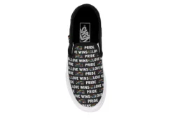 Vans Womens Asher Slip On Sneaker - Black -Shoe Sales Store US 01 401192 05