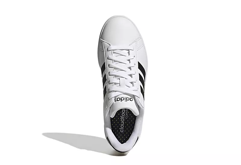 Adidas Womens Grand Court 2.0 Sneaker - White 6 Adidas Womens Grand Court 2.0 Sneaker - White - Image 4