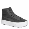 Puma Womens Kaia High Top Platform Sneaker - Dark Grey -Shoe Sales Store US 01 401233 00